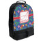 Parrots & Toucans Large Backpack - Black - Angled View