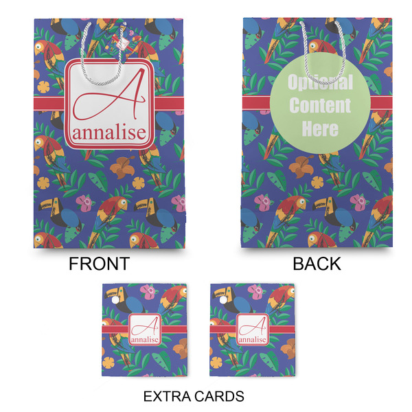 Parrots & Toucans Large Gift Bag - Approval