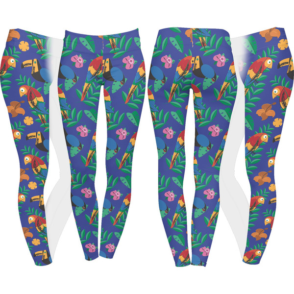Parrots & Toucans Leggings Turn Around - Apvl