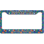 Parrots & Toucans License Plate Frame - Style B (Personalized)