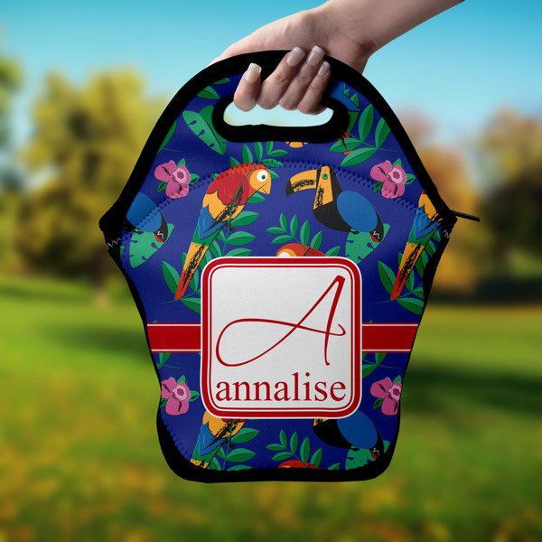 Parrots & Toucans Lunch Bag - Hand