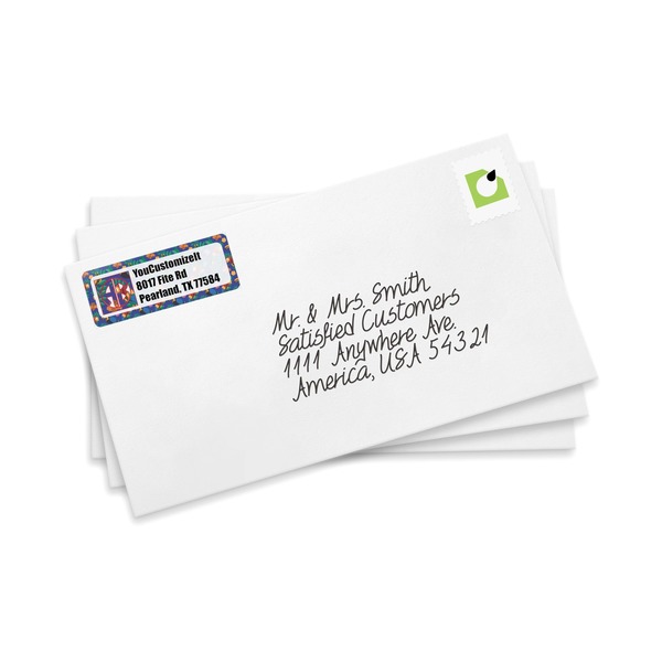 Parrots & Toucans Mailing Label on Envelopes