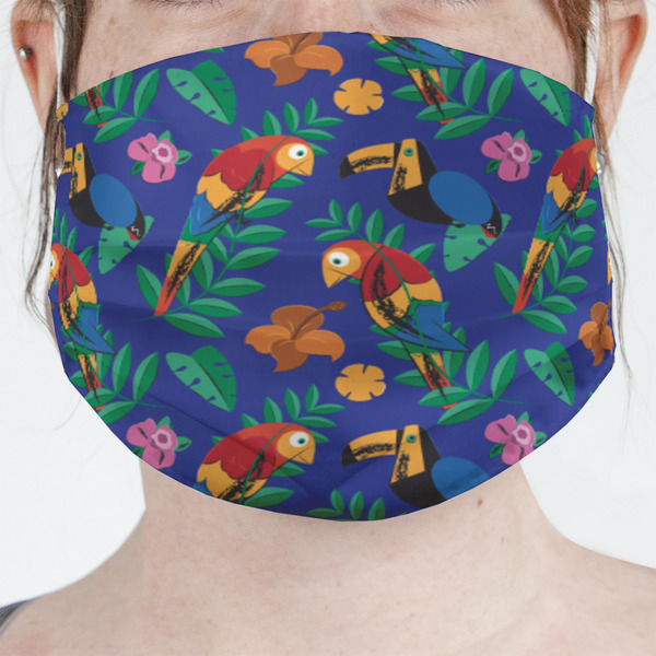 Custom Parrots & Toucans Face Mask Cover