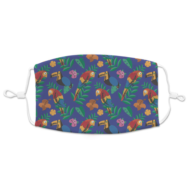 Custom Parrots & Toucans Adult Cloth Face Mask - XLarge