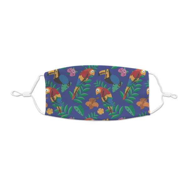 Custom Parrots & Toucans Kid's Cloth Face Mask - XSmall
