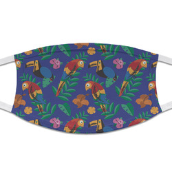 Parrots & Toucans Cloth Face Mask (T-Shirt Fabric)