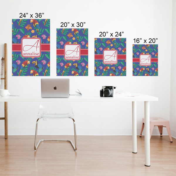 Parrots & Toucans Matte Poster - Sizes