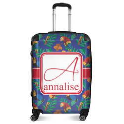 Parrots & Toucans Suitcase - 24" Medium - Checked (Personalized)