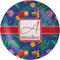 Parrots & Toucans Melamine Salad Plate - 8" (Personalized)