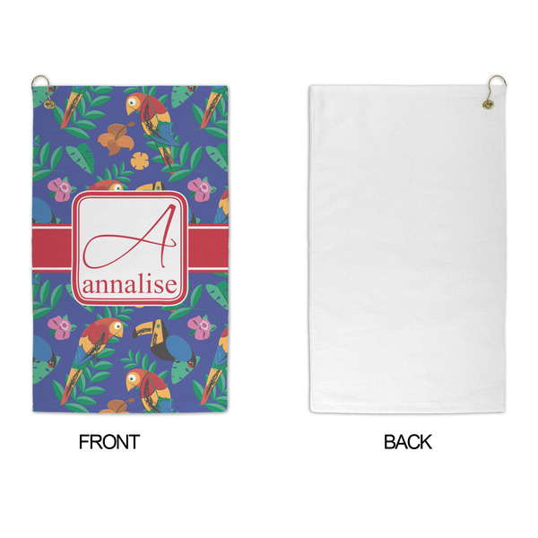 Parrots & Toucans Microfiber Golf Towels - APPROVAL