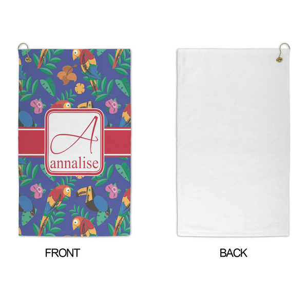 Parrots & Toucans Microfiber Golf Towels - APPROVAL