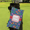 Parrots & Toucans Microfiber Golf Towels - Small - LIFESTYLE