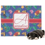 Parrots & Toucans Dog Blanket - Regular (Personalized)