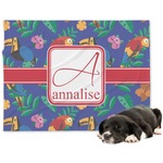 Parrots & Toucans Dog Blanket (Personalized)