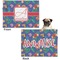 Parrots & Toucans Microfleece Dog Blanket - Regular - Front & Back