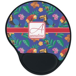 Parrots & Toucans Mouse Pad with Wrist Support