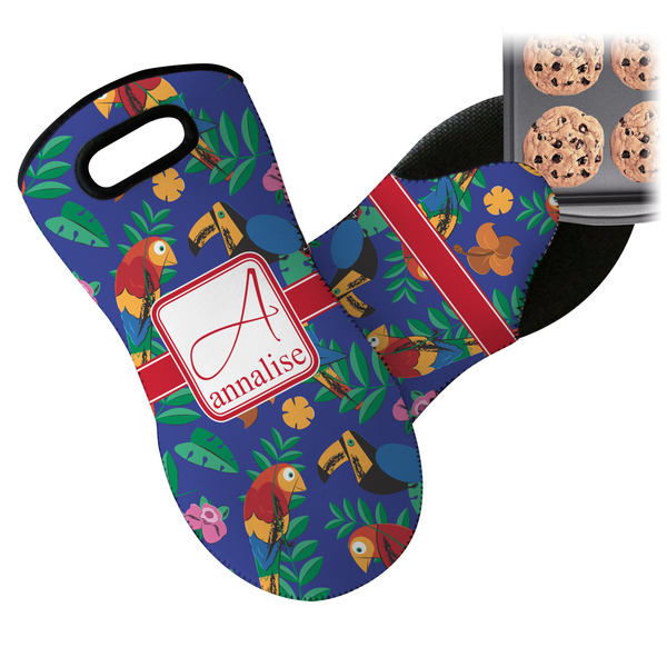 Parrots & Toucans Neoprene Oven Mitt