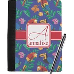 Parrots & Toucans Notebook Padfolio - Large w/ Name and Initial