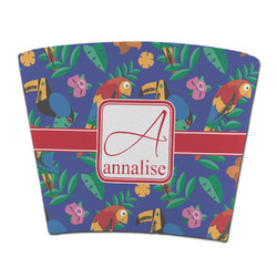 Parrots & Toucans Party Cup Sleeve - without bottom (Personalized)