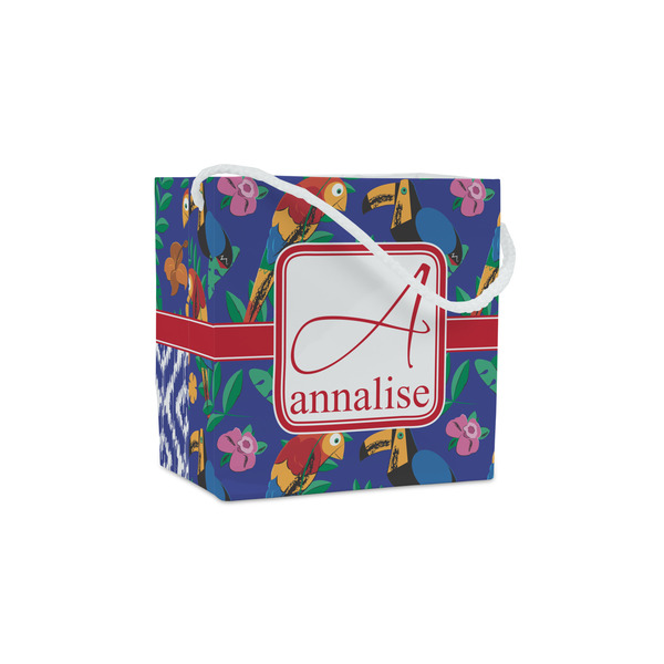 Custom Parrots & Toucans Party Favor Gift Bags (Personalized)