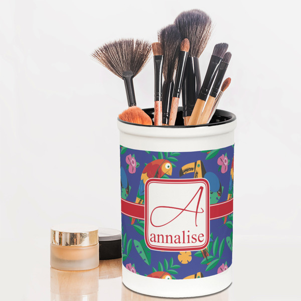 Parrots & Toucans Pencil Holder - LIFESTYLE makeup