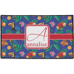 Parrots & Toucans Door Mat - 60"x36" (Personalized)
