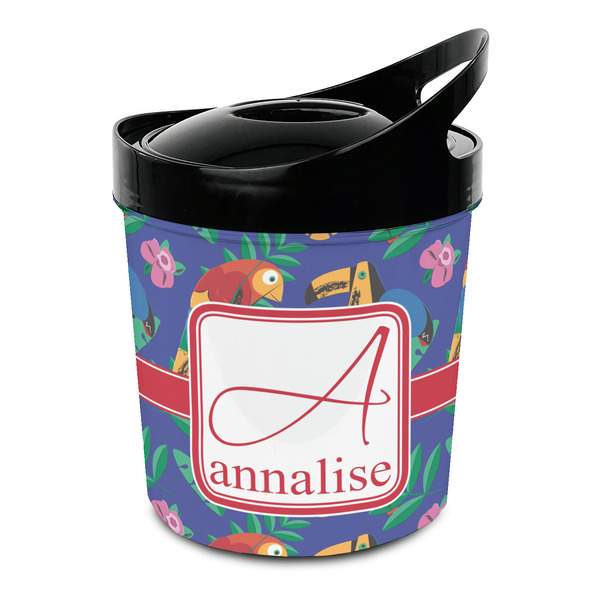 Custom Parrots & Toucans Plastic Ice Bucket (Personalized)