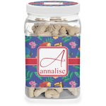 Parrots & Toucans Dog Treat Jar (Personalized)