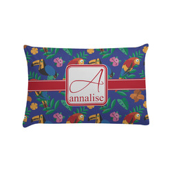 Parrots & Toucans Pillow Case - Standard (Personalized)