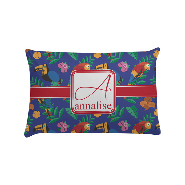 Custom Parrots & Toucans Pillow Case - Standard (Personalized)