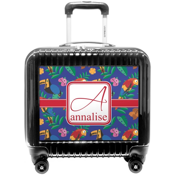 Custom Parrots & Toucans Pilot / Flight Suitcase (Personalized)
