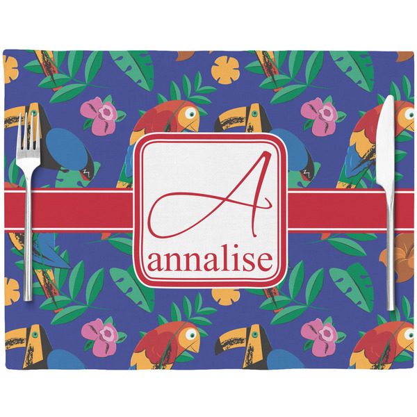 Parrots & Toucans Placemat with Props