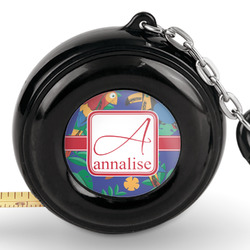 Parrots & Toucans Pocket Tape Measure - 6 Ft w/ Carabiner Clip (Personalized)