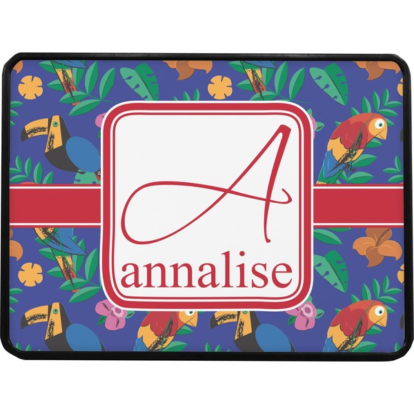 Parrots & Toucans Rectangular Car Hitch Cover w/ FRP Insert (Select Size)