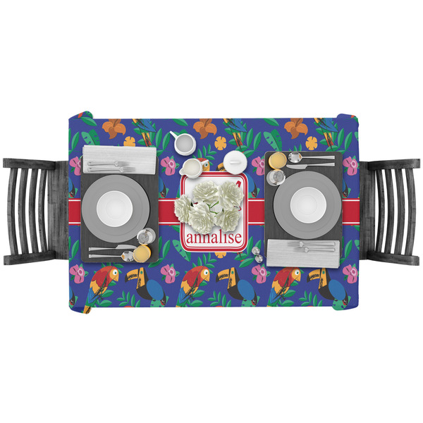 Parrots & Toucans Rectangular Tablecloths - LIFESTYLE