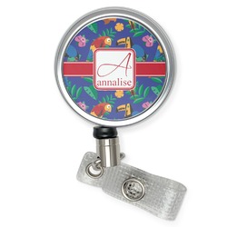 Parrots & Toucans Retractable Badge Reel (Personalized)