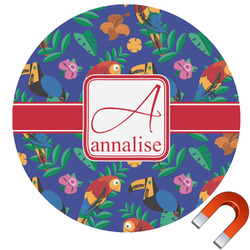Parrots & Toucans Car Magnet (Personalized)