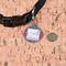 Parrots & Toucans Round Pet ID Tag - Small - In Context