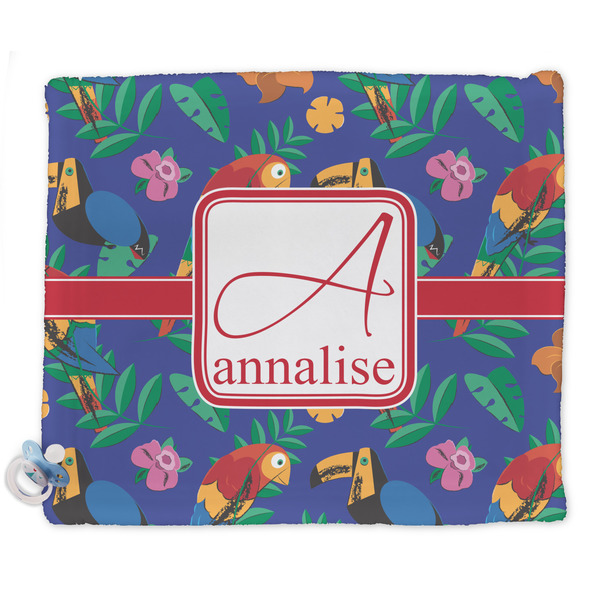 Custom Parrots & Toucans Security Blankets - Double Sided (Personalized)