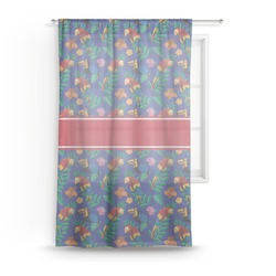 Parrots & Toucans Sheer Curtains (Personalized)