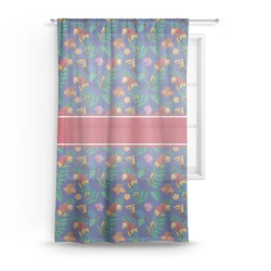 Parrots & Toucans Sheer Curtain
