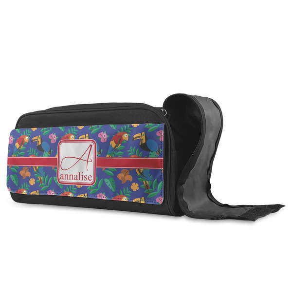 Parrots & Toucans Shoe Bags - ANGLE (Open)
