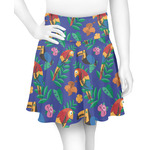 Parrots & Toucans Skater Skirt - 2X Large