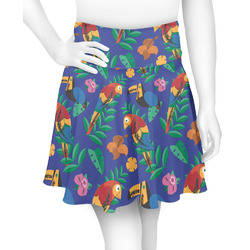 Parrots & Toucans Skater Skirt - X Small (Personalized)