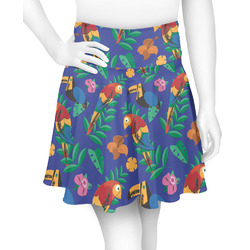 Parrots & Toucans Skater Skirt - X Large