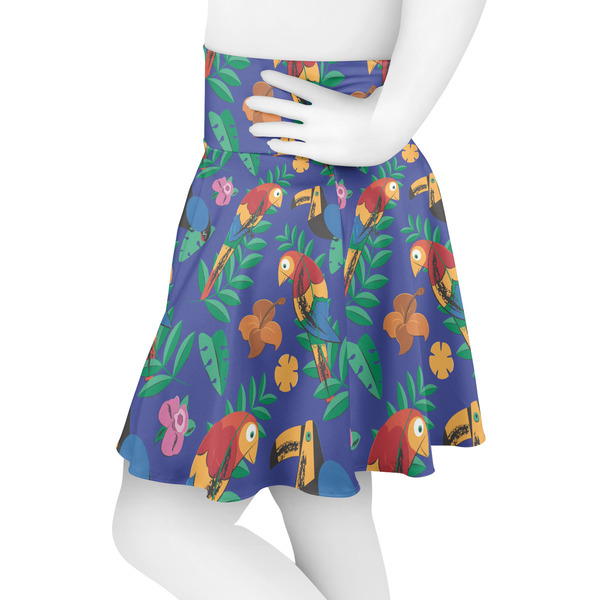 Parrots & Toucans Skater Skirt - Side