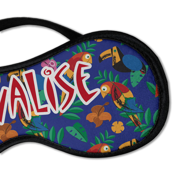 Parrots & Toucans Sleeping Eye Mask - DETAIL Large