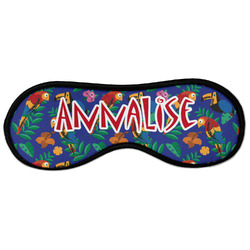 Parrots & Toucans Sleeping Eye Masks - Large (Personalized)