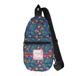 Parrots & Toucans Sling Bag (Personalized)