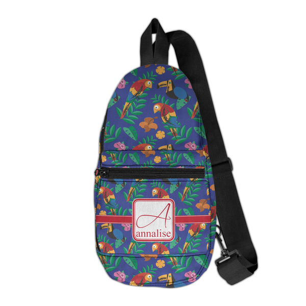 Custom Parrots & Toucans Sling Bag (Personalized)